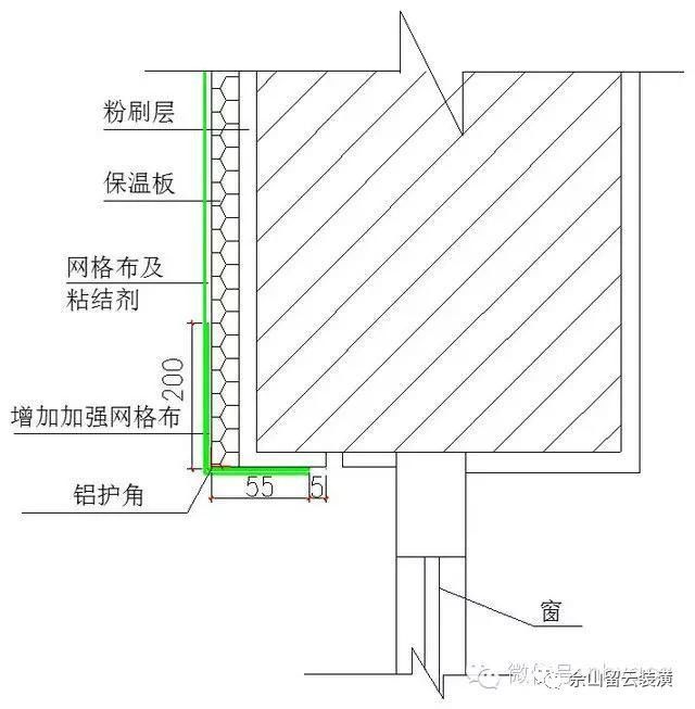 滴水线做法示意